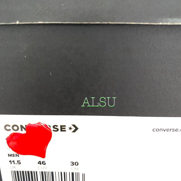 Converse Chuck Taylor AS High Canvas Black Sneakers Men's Size 166535F - Picture 8 of 8